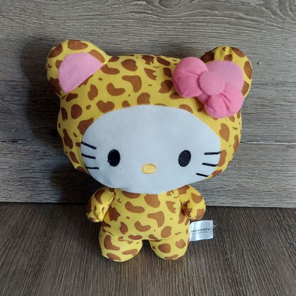 Sanrio Hello Kitty 10" Leopard Circus Costume Plush Toy Fiesta Stuff Animal 2014
